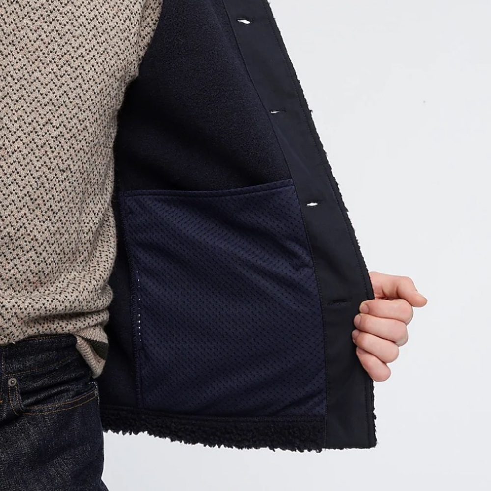 Jcrew Wallace and Barnes Sherpa Donkey Jacket - Picture 5 of 7